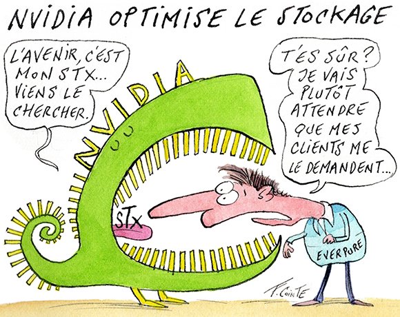 Dessin: Everpure n’implémentera pas la technologie STX de Nvidia